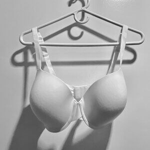 New Calvin Klein White Full Coverage Lightly Memory Foam Lined Bra 34 DDD